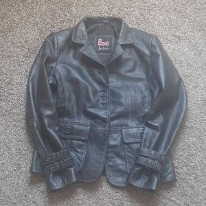 Womens lambskin leather jacket